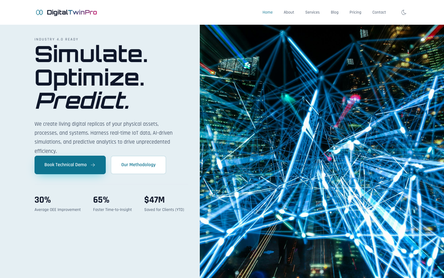 DigitalTwin template preview