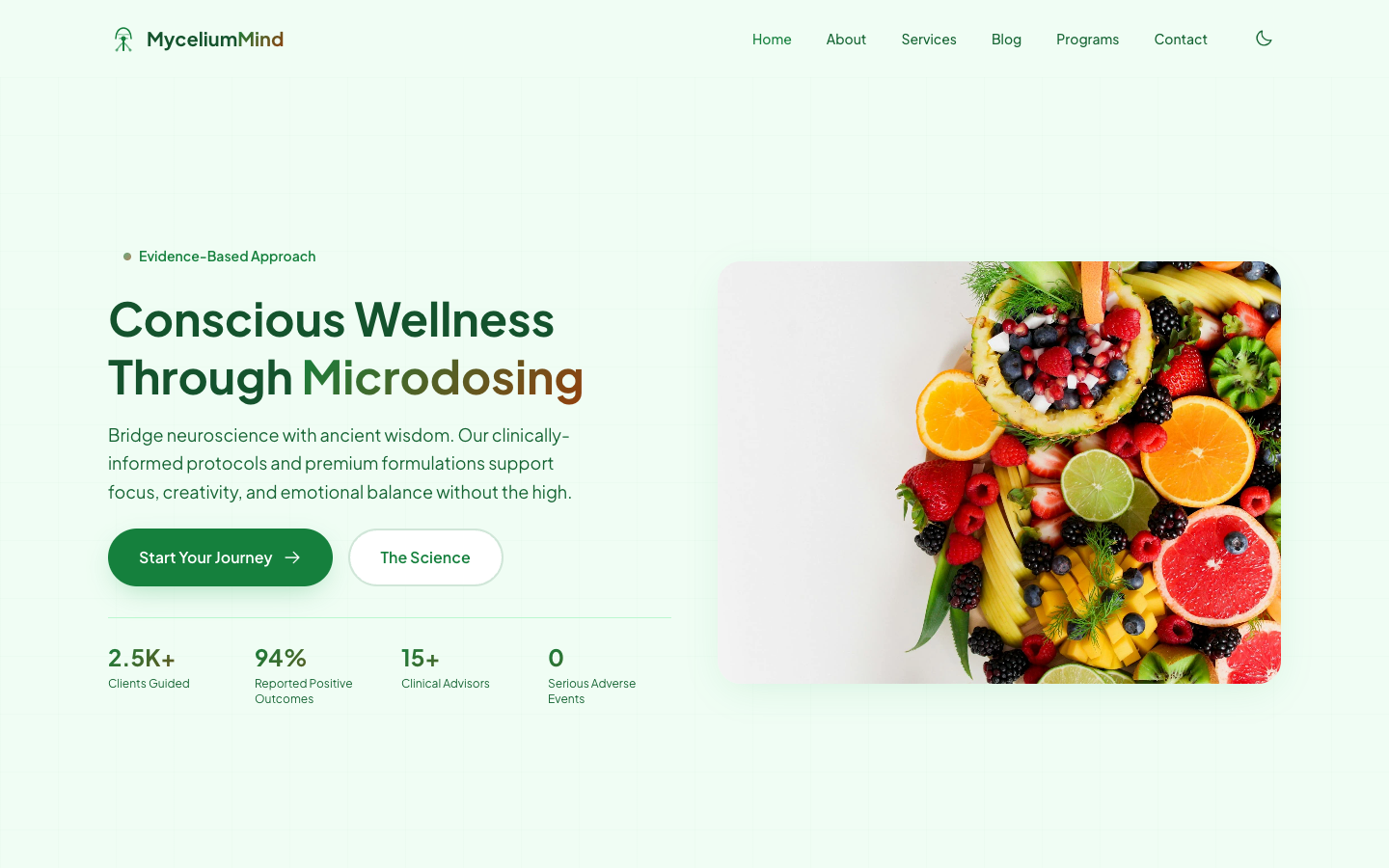 MyceliumMind template preview